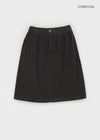 Bronx Corduroy Midi Skirt