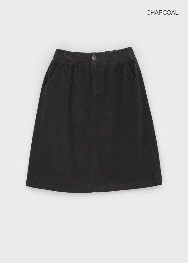 Bronx Corduroy Midi Skirt