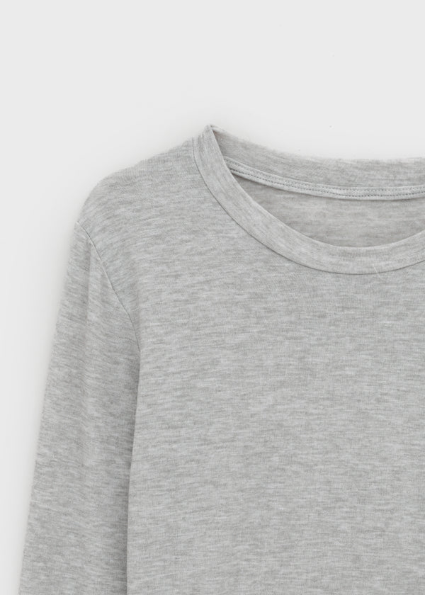 Ninning Set - Puff Short-sleeved T-shirt, Tension Frill Long-sleeved T-shirt