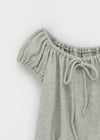 Ninning Set - Puff Short-sleeved T-shirt, Tension Frill Long-sleeved T-shirt
