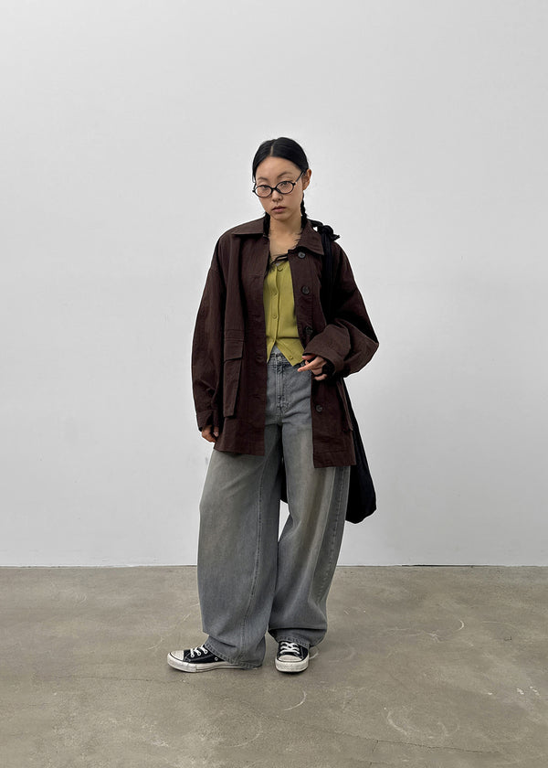 Sasaki Washed Wide Denim Pants