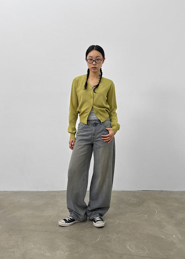 Sasaki Washed Wide Denim Pants