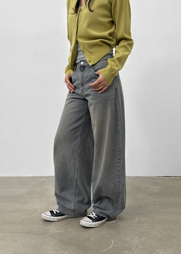 Sasaki Washed Wide Denim Pants