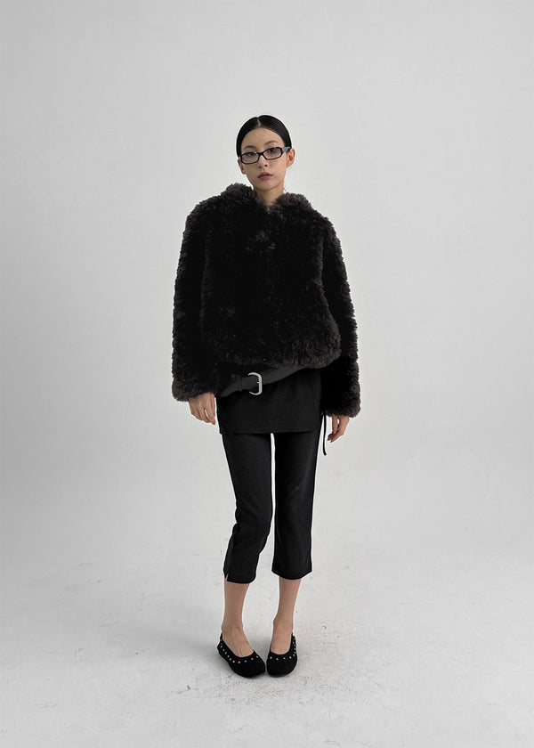 Diprem Slit Capri Skirt Pants