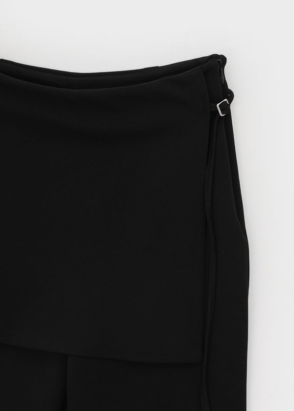 Diprem Slit Capri Skirt Pants