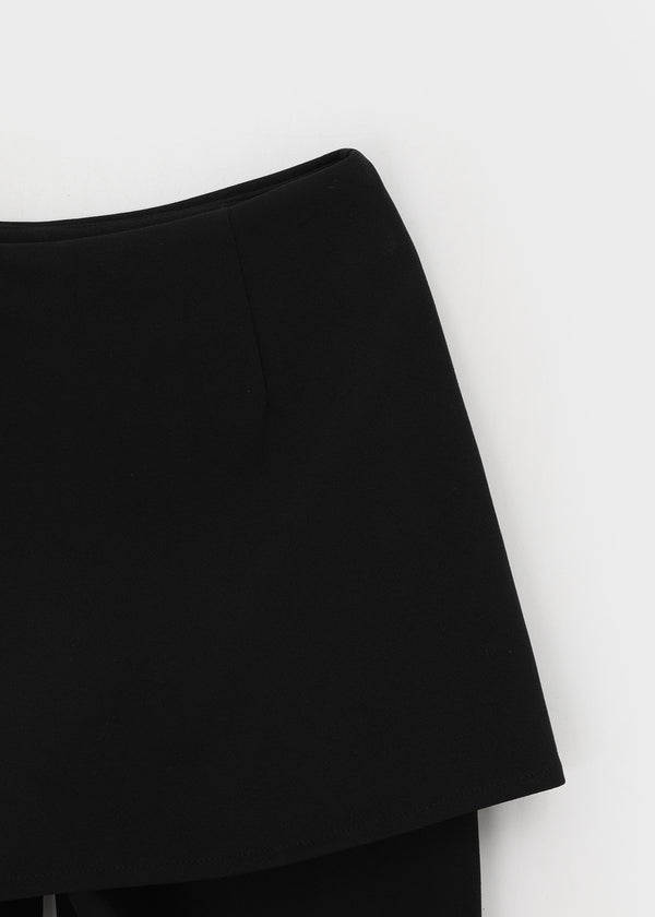 Diprem Slit Capri Skirt Pants
