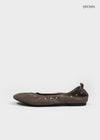 Shelly Studded Suede Flats