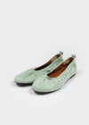 Shelly Studded Suede Flats
