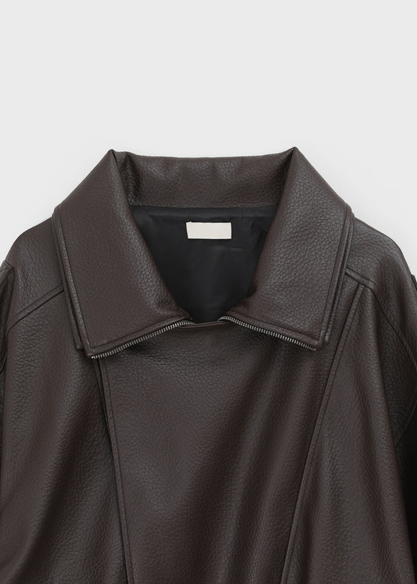 Tiku Double Collar Belt Rider Jacket