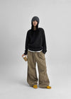 (UNISEX) Nuadi Line Parachute Wide Pants