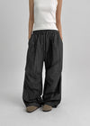 (UNISEX) Nuadi Line Parachute Wide Pants