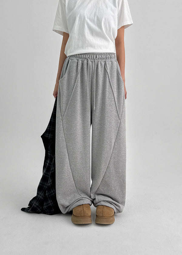 Lizol Cut Wide Two-way Banding Pants