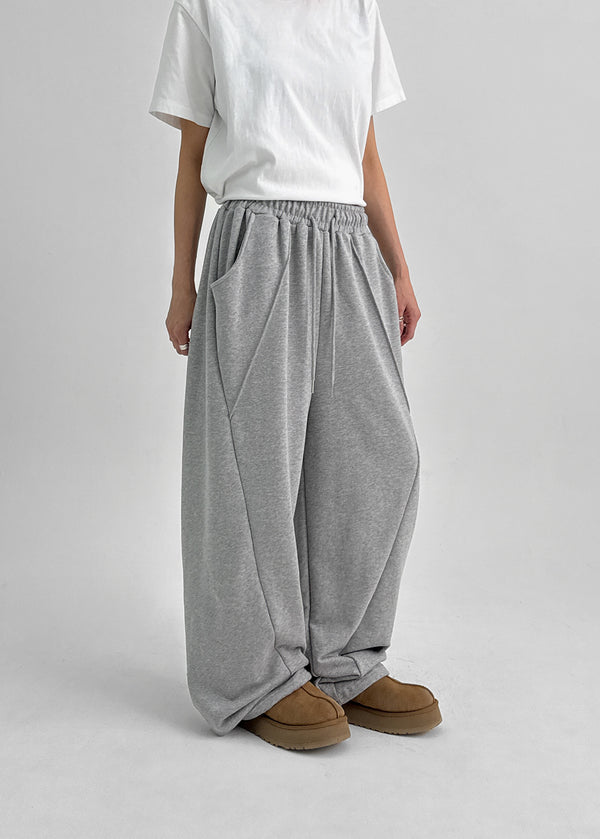 Lizol Cut Wide Two-way Banding Pants