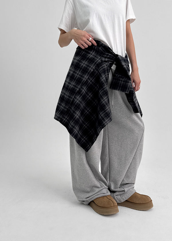 Lizol Cut Wide Two-way Banding Pants