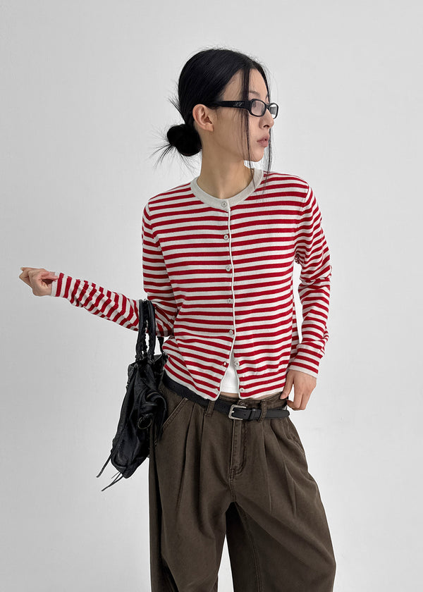 Kinpum Wool Knit Round Cardigan