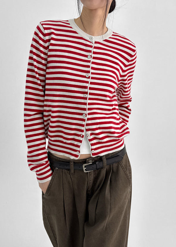 Kinpum Wool Knit Round Cardigan