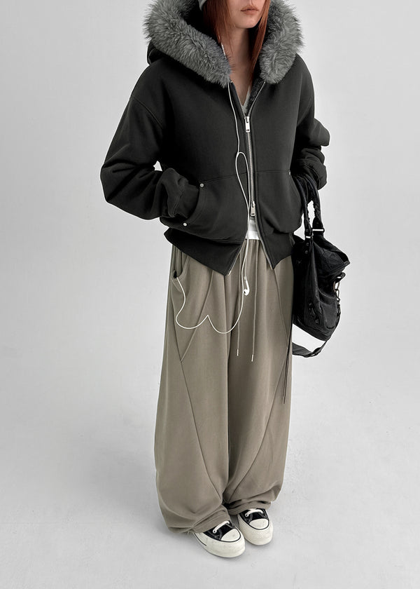 Lizol Cut Wide Two-way Banding Pants