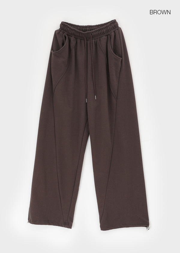 Lizol Cut Wide Two-way Banding Pants