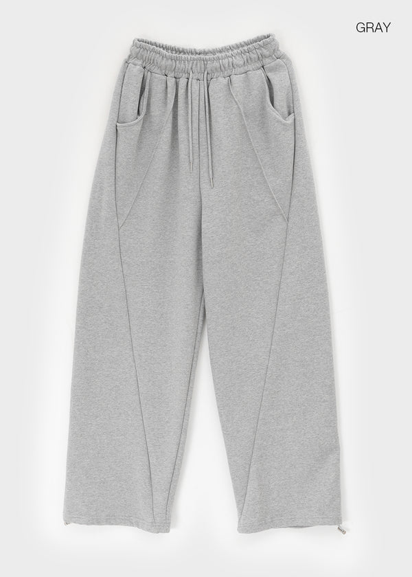 Lizol Cut Wide Two-way Banding Pants