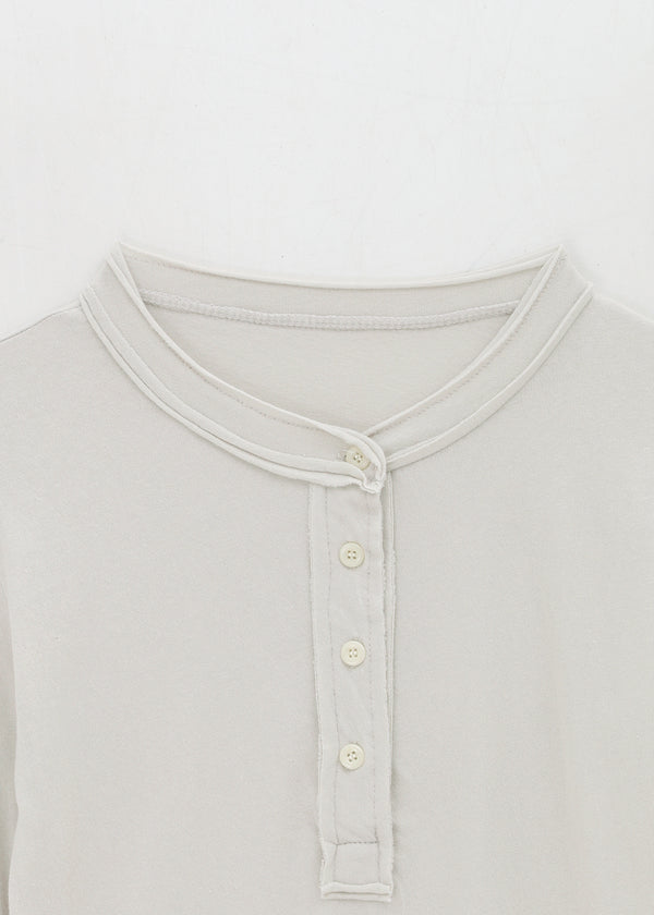 Kidte Henley Neck Button Long Sleeve T-shirt