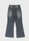 Kitsuru Wide Bootcut Denim Pants