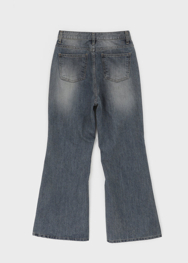 Kitsuru Wide Bootcut Denim Pants