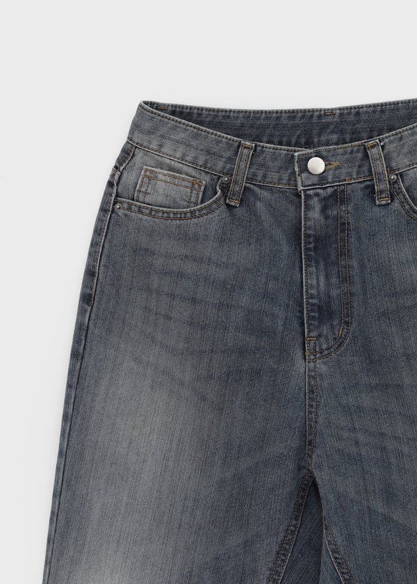 Kitsuru Wide Bootcut Denim Pants