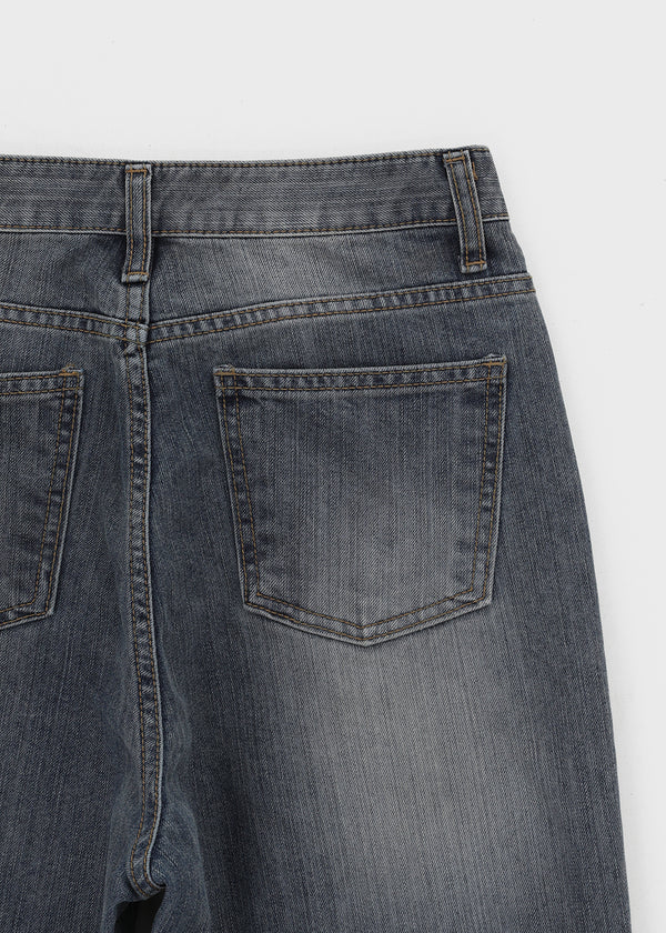 Kitsuru Wide Bootcut Denim Pants