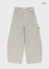 (UNISEX) Trankie Carpenter Balloon Wide Cotton Pants