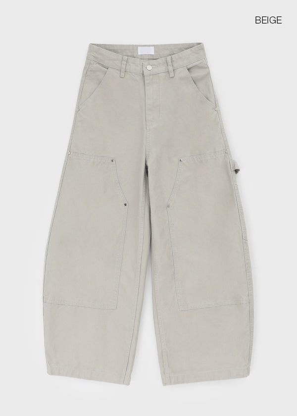 (UNISEX) Trankie Carpenter Balloon Wide Cotton Pants