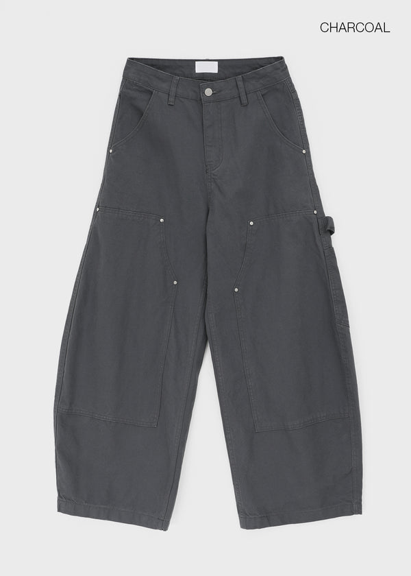 (UNISEX) Trankie Carpenter Balloon Wide Cotton Pants