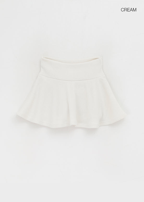 Whicom Flare Mini Skirt Pants