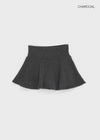 Whicom Flare Mini Skirt Pants