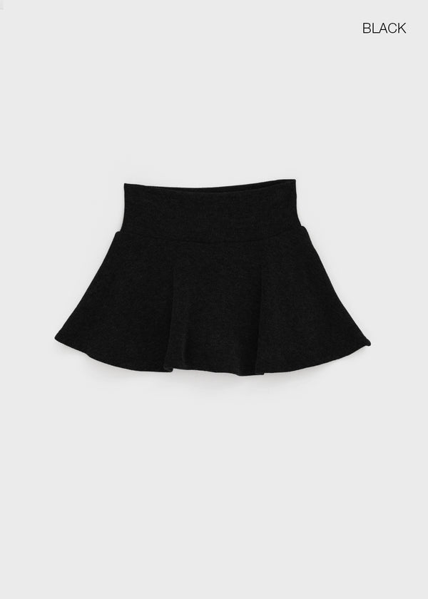 Whicom Flare Mini Skirt Pants