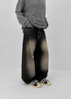 Kelant Washed Wide Denim Pants