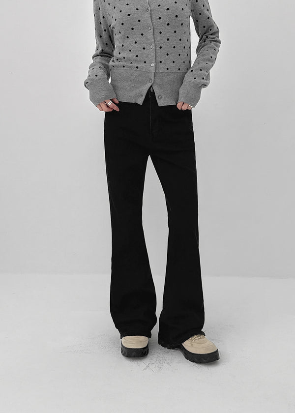 Python Slim Bootcut Denim Pants