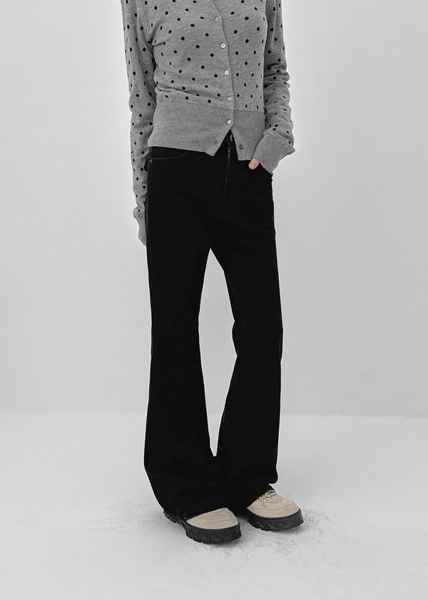 Python Slim Bootcut Denim Pants