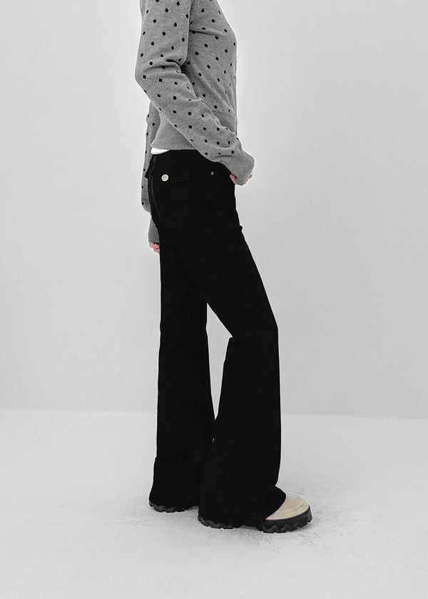 Python Slim Bootcut Denim Pants