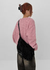 Coolnuck Suede Fringe Cross Bag
