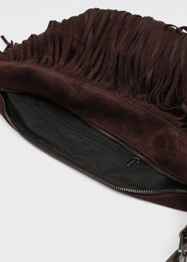 Coolnuck Suede Fringe Cross Bag