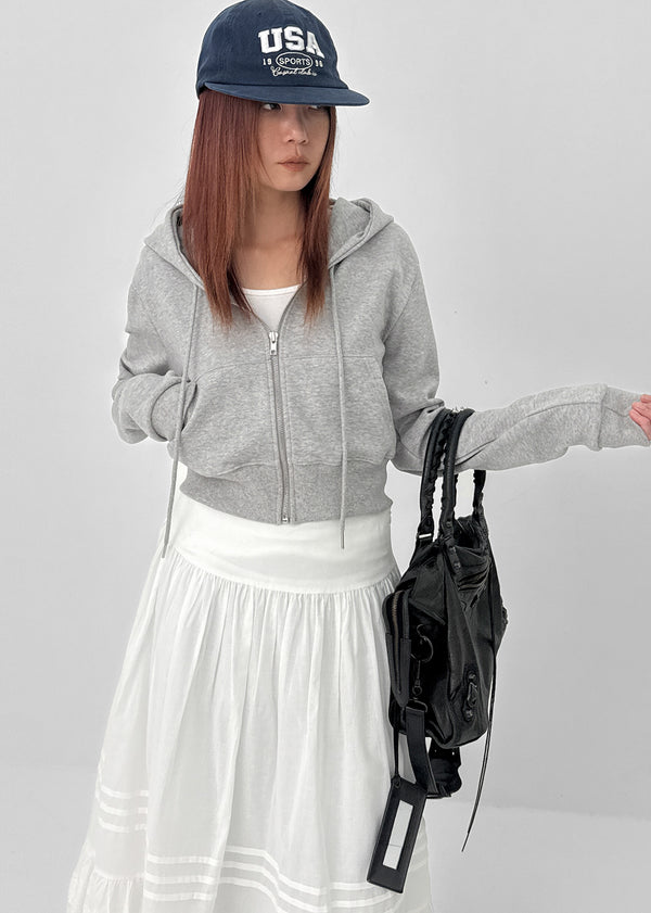 Loviem Crop Hooded Zip-up