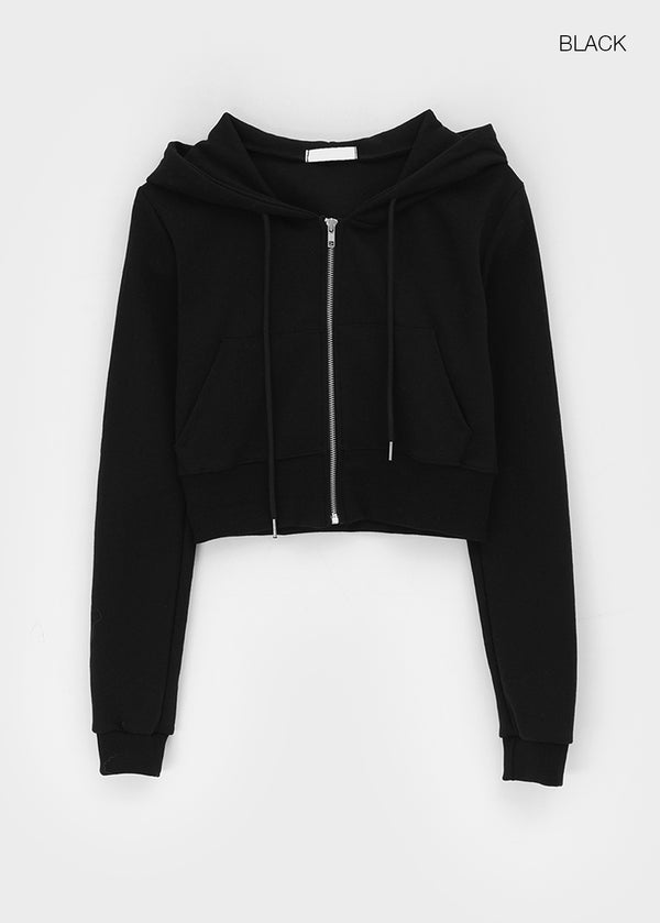 Loviem Crop Hooded Zip-up
