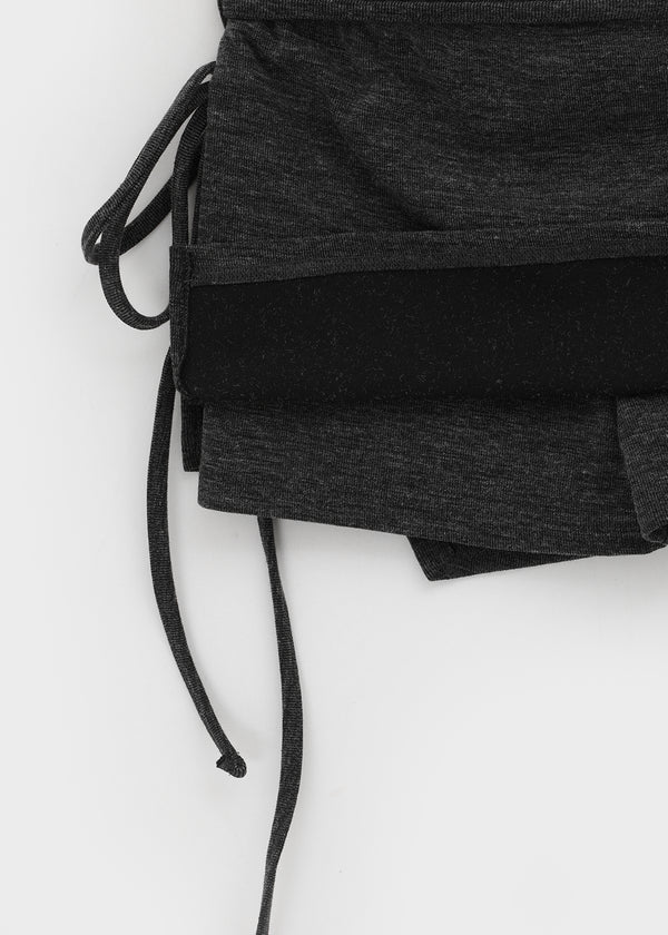 Moherne Banding Mini Wrap Skirt Pants