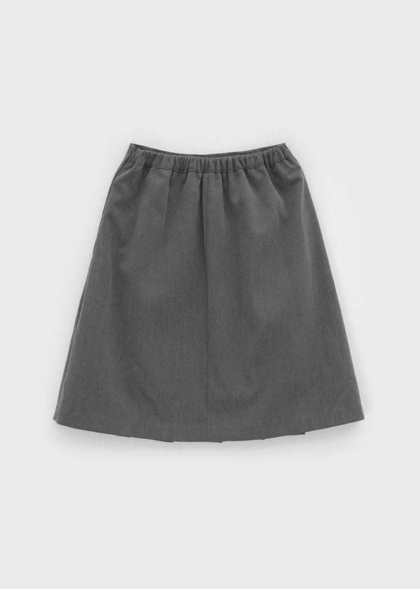 Lunette Pleated Midi Skirt