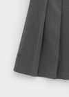 Lunette Pleated Midi Skirt