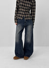 Daboni Washed Wide Denim Pants
