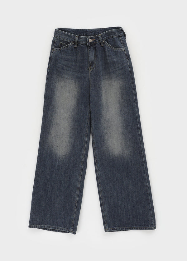 Daboni Washed Wide Denim Pants