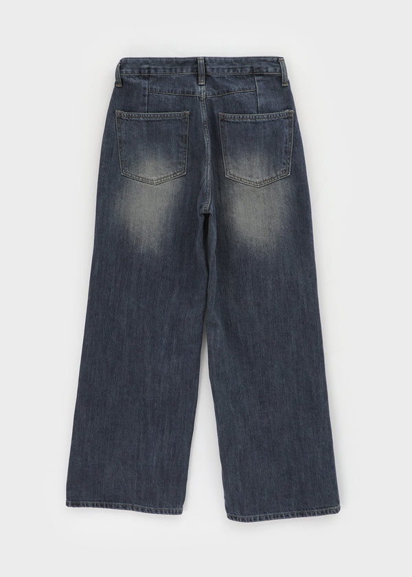 Daboni Washed Wide Denim Pants