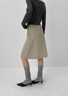 Bano Check Midi Skirt