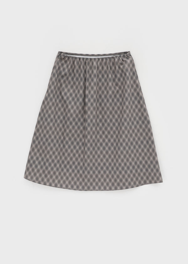 Bano Check Midi Skirt